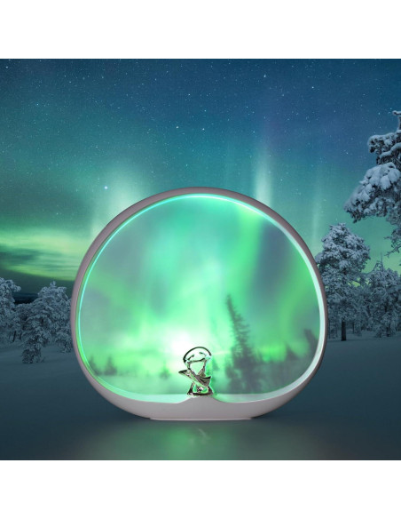 Lámpara Aurora BRNEWO TB1, Luz Táctil Dinámica Multicolor 22.9cm