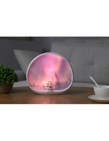 Lámpara Aurora BRNEWO TB1, Luz Táctil Dinámica Multicolor 22.9cm