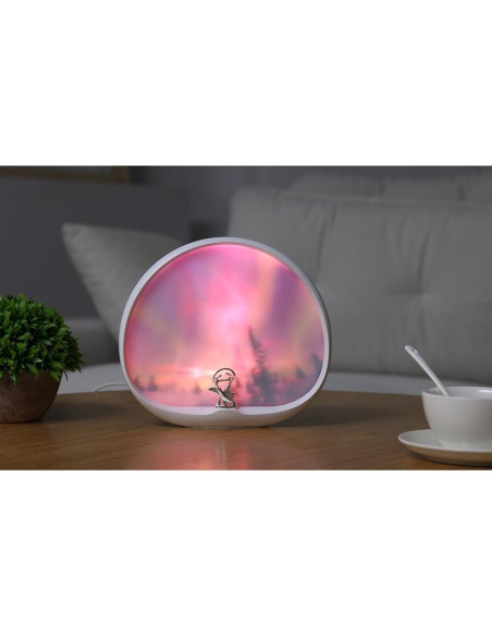 Lámpara Aurora BRNEWO TB1, Luz Táctil Dinámica Multicolor 22.9cm