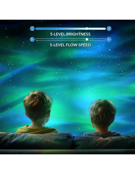 Proyector Galáctico Aurora Avkast con Altavoz Bluetooth 2400mAh