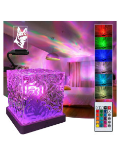 Lámpara Proyector de Olas LED Mass068 USB 16 Colores 4 Modos