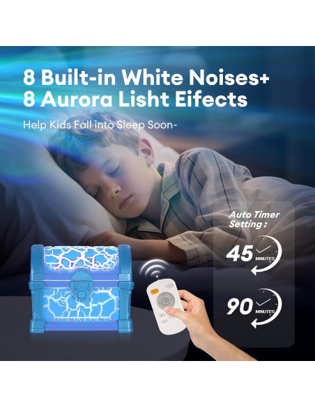 Proyector de Estrellas LED Gugubrond Azul con Control Remoto