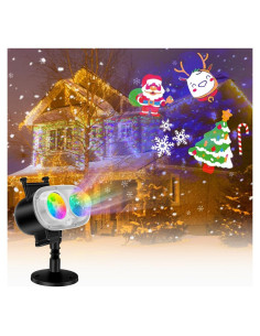 Proyector LED de Vacaciones Everwood con Control Remoto 4 Patrones