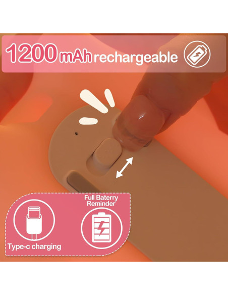 Luz Nocturna Axolote Lettreq Recargable 14.66x11.68cm