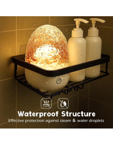 Luz de Ducha Recargable Lazukes BG0010A1 RGBW con Altavoz