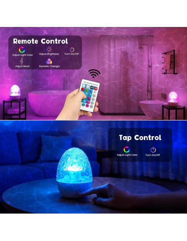 Luz de Ducha Recargable Lazukes BG0010A1 RGBW con Altavoz