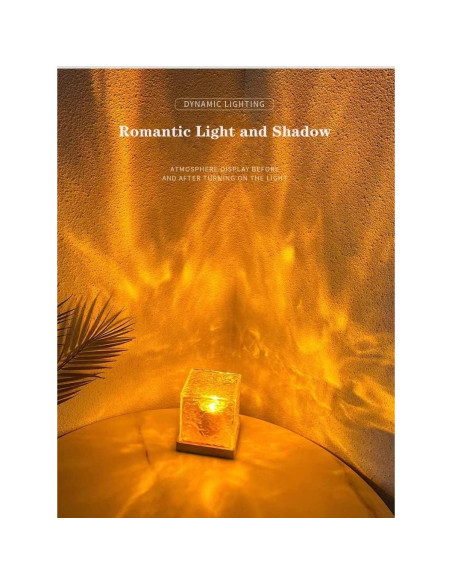 Lámpara de Luz de Olas LED Kiuwxduy 16 Colores 12.95cm