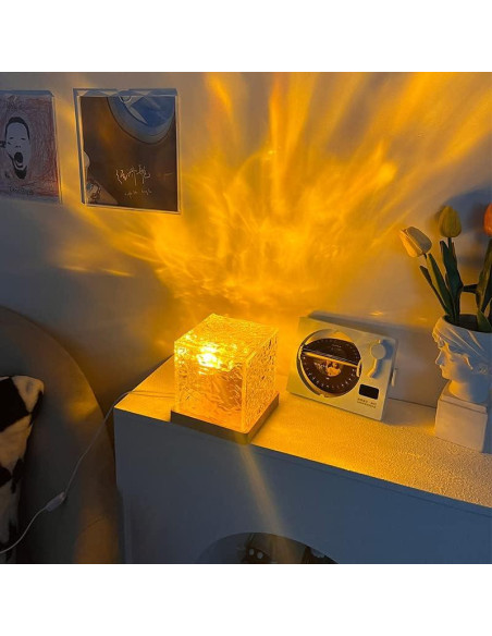 Lámpara de Luz de Olas LED Kiuwxduy 16 Colores 12.95cm