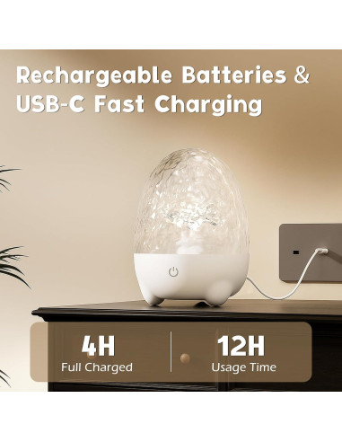 Luz de Ducha Recargable Lazukes BG0010A1 RGBW con Altavoz