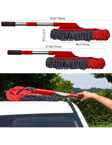 Duster de Microfibra Telescópico bzczh para Automóvil 73-86 cm