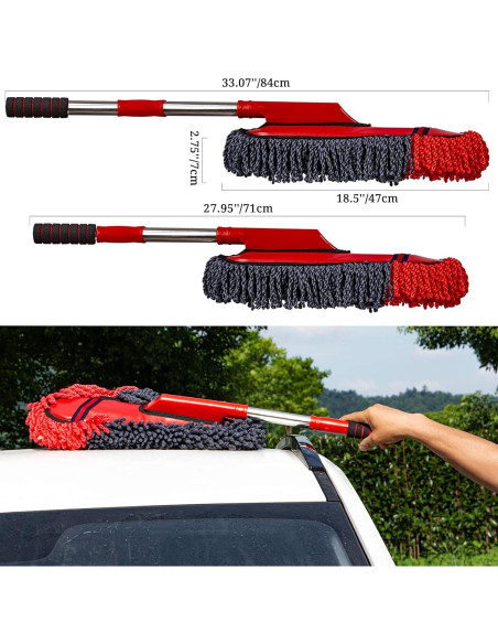 Duster de Microfibra Telescópico bzczh para Automóvil 73-86 cm