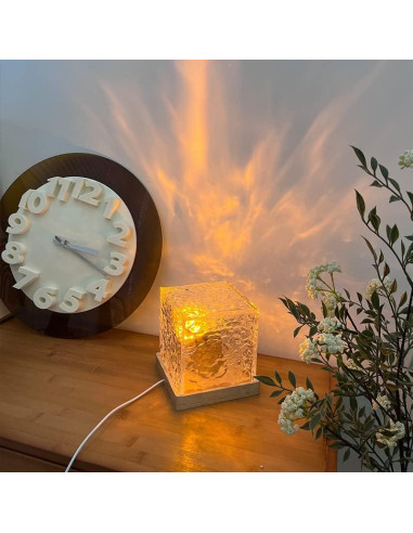 Lámpara de Luz de Olas LED Kiuwxduy 16 Colores 12.95cm