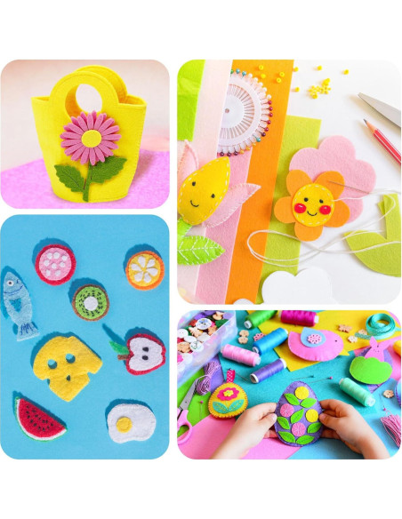 120 Círculos de Fieltro Autoadhesivos uxcell 10mm Negro