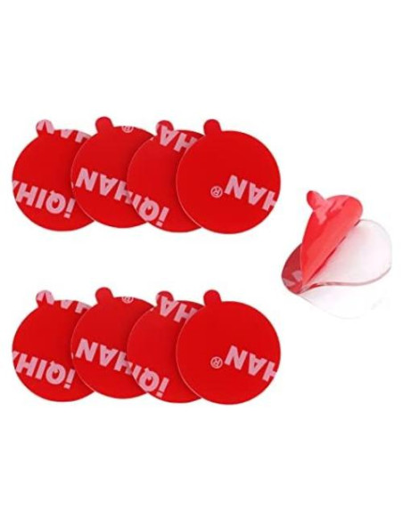 Almohadillas de Gel Doble Cara iQIHAN 30PCS 40mm Transparentes