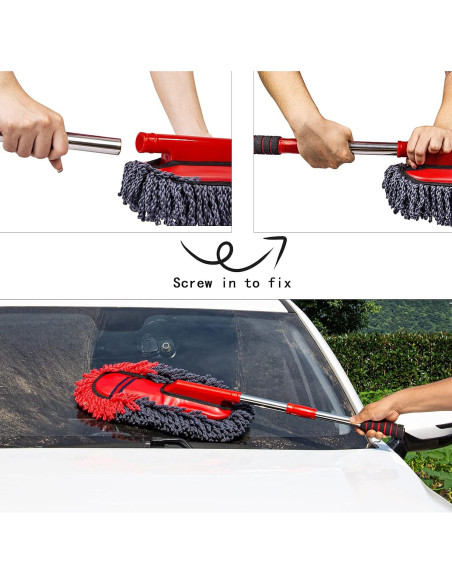 Duster de Microfibra Telescópico bzczh para Automóvil 73-86 cm
