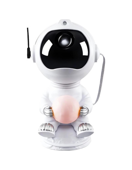 Proyector de Estrellas Spaceman - Luz Nocturna LED 12.4x11.8cm