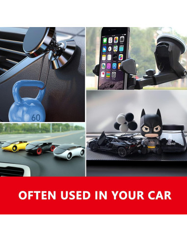 Almohadillas de Gel Doble Cara iQIHAN 30PCS 40mm Transparentes