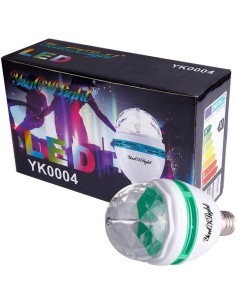 YouOKLight 3-Pack Lámpara LED Estroboscópica E26 RGB 3W 2