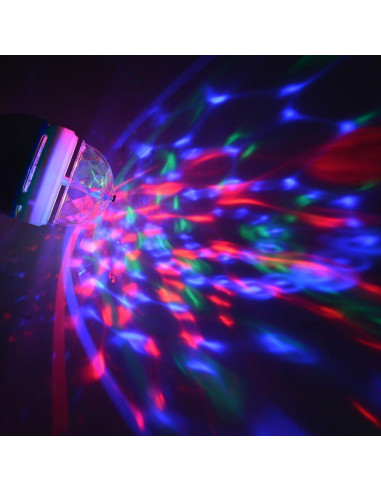 YouOKLight 3-Pack Lámpara LED Estroboscópica E26 RGB 3W