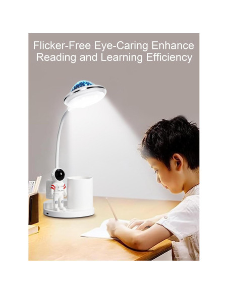 Lámpara de Escritorio Astronauta WLHONG LED Proyector Estelar