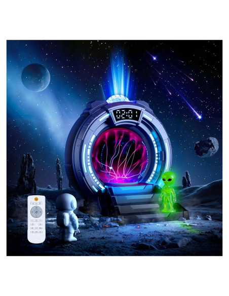 Proyector de Luz Nocturna ZTFLOS Azul con Altavoz Bluetooth