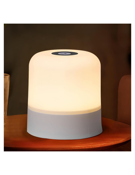 Luz Nocturna Táctil Recargable Cravonel 2400mAh 3 Colores