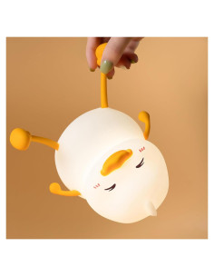 Luz Nocturna de Silicona Pato AuroraNiteBeam LED Recargable