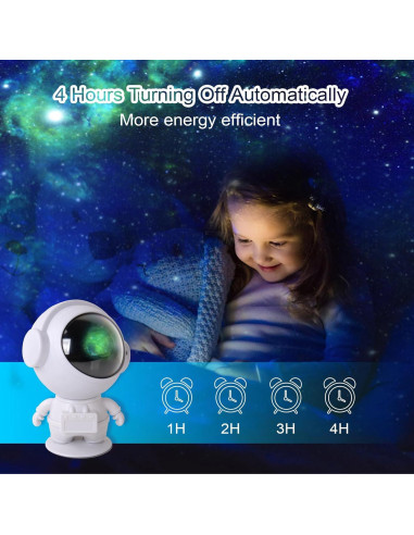 Proyector de Estrellas Nefuo N621 con Control Remoto y Temporizador