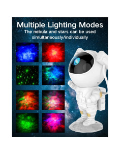Proyector Galáctico Astronauta LONVIS 8 Efectos Nebulosa LED 2