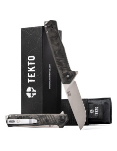 Cuchillo de bolsillo TEKTO F1 Alpha - Acero D2 Titanio 19.7cm