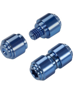 Paquete de 3 Studs de Pulgar Aluminio Qtcial Azul Oscuro 2