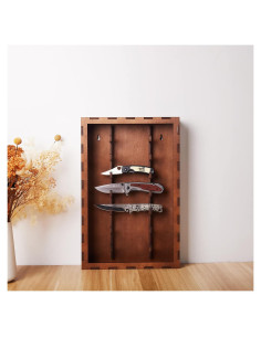 Soporte de Exhibición para Cuchillos ZAYALI - Madera 27.5x42.5cm