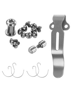 Kit de Tornillos y Ejes de Titanio Qtcial 13 Piezas para Cuchillos