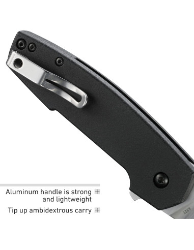 Cuchillo Plegable CRKT Cottidae D2 con Desmontaje Rápido