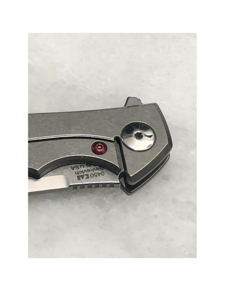 Tornillos Torx de Acero Inoxidable Rojo para Cuchillo ZT0450 - 5 Pcs