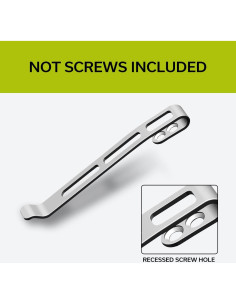 Clip de bolsillo CIVIVI CA-06B acero inoxidable 2 unidades 2