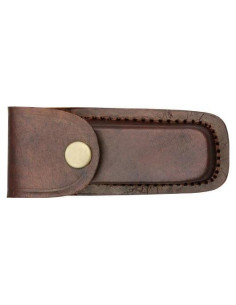 Funda de cuchillo de cuero SZCO 10.16 cm con lazo para cinturón