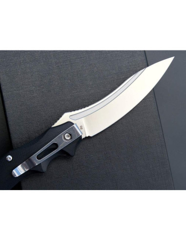 Cuchillo Plegable Eafengrow EF951, Hoja D2 10.4 cm, Mango G10
