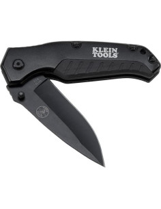 Cuchillo de bolsillo Klein Tools 44220, Negro, Hoja de acero 8.89 cm 2