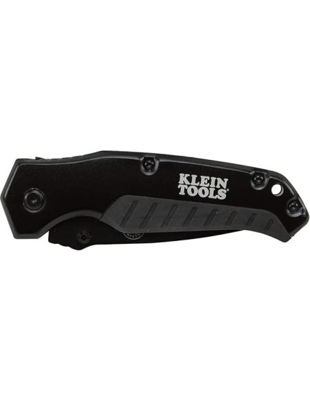 Cuchillo de bolsillo Klein Tools 44220, Negro, Hoja de acero 8.89 cm