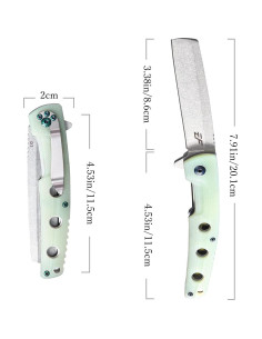 Cuchillo Plegable Eafengrow EF941 EDC Acero D2 Mango G10 20.1cm 2