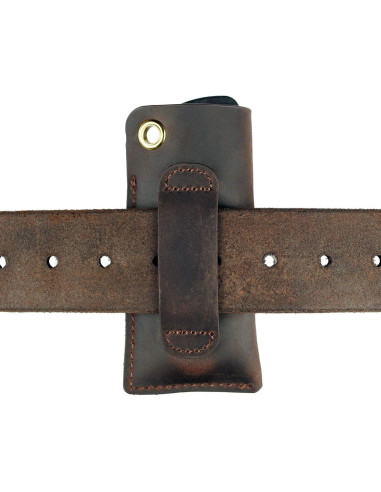 Funda de Cuero VIPERADE PJ11 para Cuchillo y Linterna