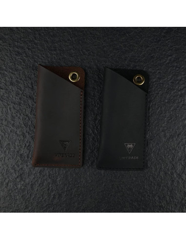 Funda de Cuero VIPERADE PJ11 para Cuchillo y Linterna