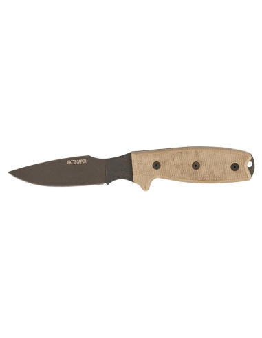 Cuchillo Fijo Ontario Rat 3 Caper 20.96 cm Acero al Carbono