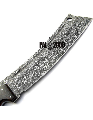 Cuchillo de Caza PAL 2000 KNIVES 38cm Acero Damasco Mango Madera