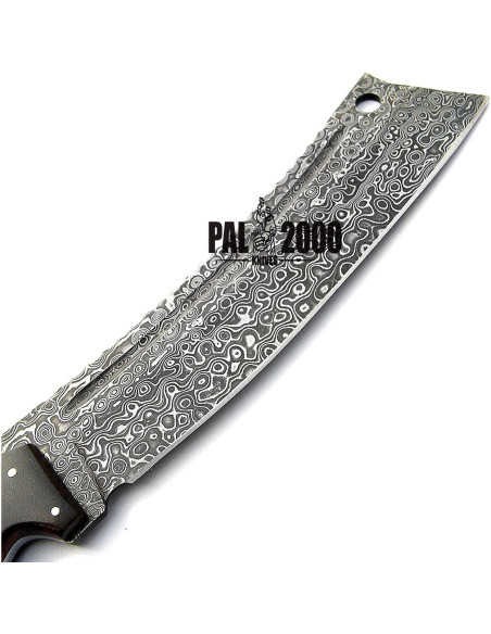 Cuchillo de Caza PAL 2000 KNIVES 38cm Acero Damasco Mango Madera