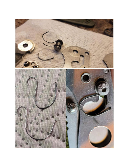 Resortes de Reemplazo AOHOCA para Cuchillo Griptillian Mini - 10 Pares