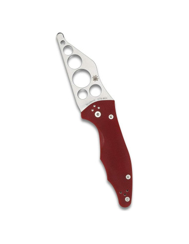 Cuchillo Entrenador Spyderco Yojimbo 2 Rojo G-10 8.26 cm