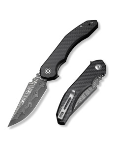 Cuchillo Plegable CIVIVI Bluetick Damasco 8.81 cm Mango G10