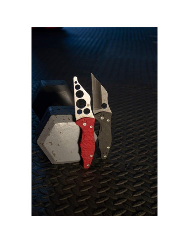 Cuchillo Entrenador Spyderco Yojimbo 2 Rojo G-10 8.26 cm